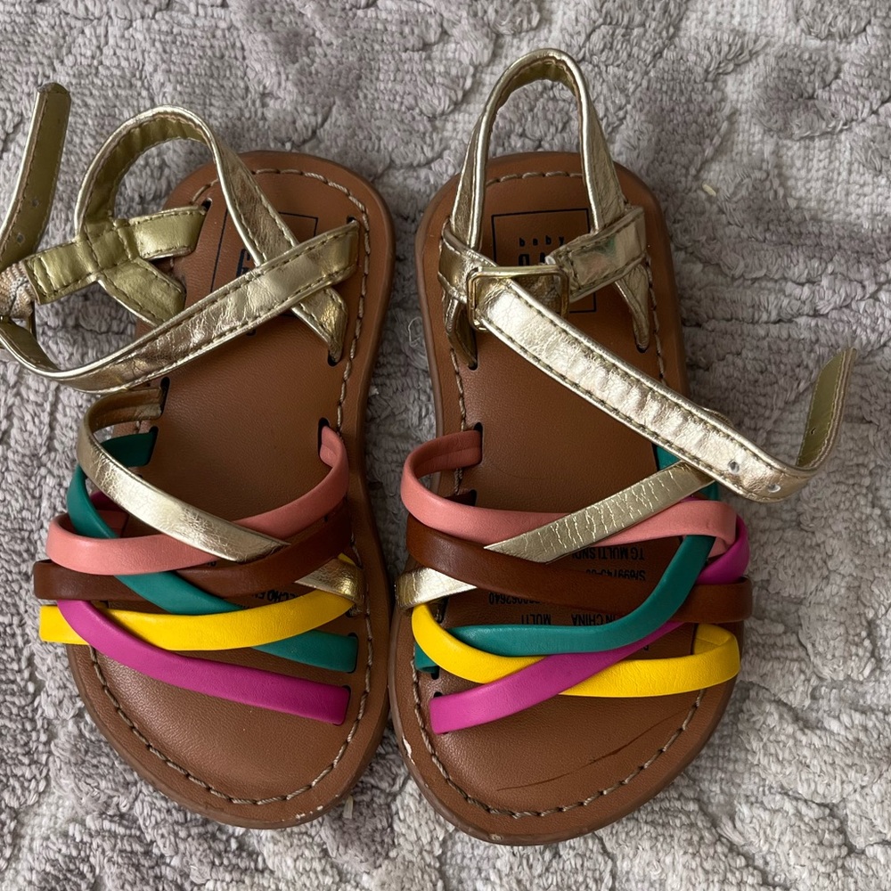 Girls colorful sandals 5 Gap